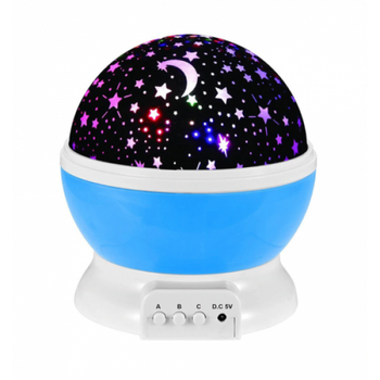Проектор зоряного неба нічник Star Dream Master Plus блакитний (D-2019090524)