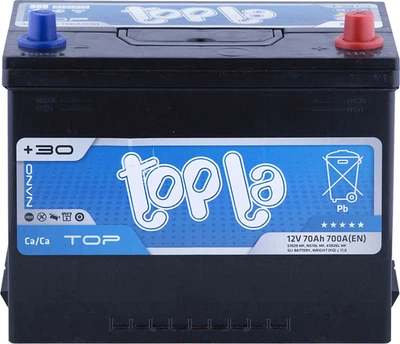 Автомобильный аккумулятор Topla 70 Ah/12V Top/Energy Japan Euro (0) 57029