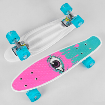 Пенні борд з колесами, що світяться, для дівчинки рожевий Best Board