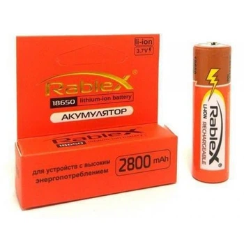 Аккумулятор Rablex 18650 2800 Mah Li-Ion Без защиты Original