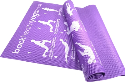 Йога-мат с чехлом Newt PVC Back Health 173 х 61 х 0.6 см Фиолетовый (NE-4-15-17-V)