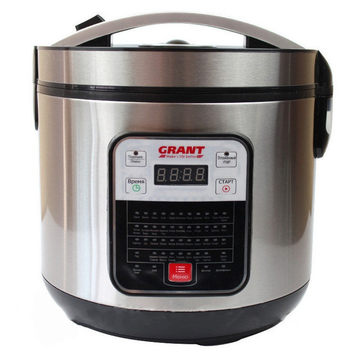 Мультиварка Grant GT 525 900W Серо-Чёрная на 46 программ