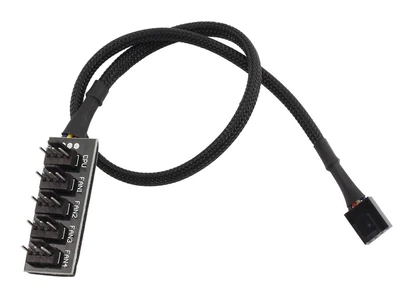 Сплитер разветвитель на 5 кулеров 4 pin Fan Hub