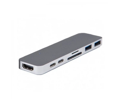 Адаптер HyperDrive Thunderbolt 3 USB-C Hub Space Gray для MacBook Pro/Air