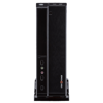 Корпус Logicpower S620-400w Slim 8см, 2хUSB2.0, Black