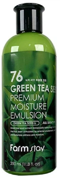 Емульсія зволожувальна FarmStay 76 Green Tea Seed Premium Moisture Emulsion з насінням зеленого чаю 350 мл (8809426958986)
