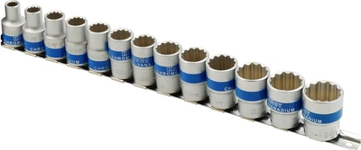 Набор торцевых головок King Roy 13 предметов 1/2"DR (12-гранные) (30187-13-12)