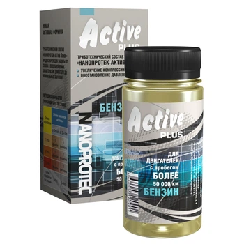 Присадка в моторное масло Nanoprotec Active Plus бензин 90 мл