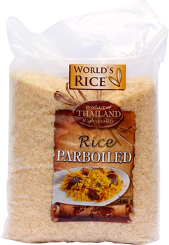 Рис World's Rice Paroiled довгозернистий 5 кг (4820009100671)
