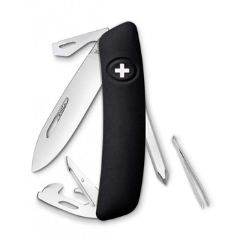 Швейцарский складной нож Swiza D04,черный