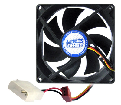 Кулер корпусной Pccooler F122, 3-pin + MOLEX, RPM 1200±10