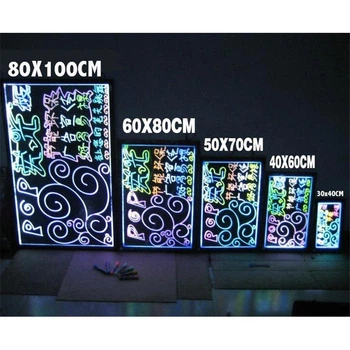 Неоновая панель LED WRITING BOARD 60*80