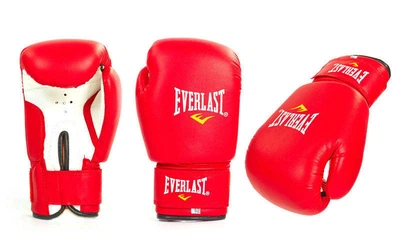 Перчатки для бокса и единоборств Everlast MA-0033 (красный, 2 унции)