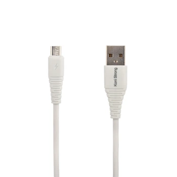 Кабель Micro USB KONI STRONG KS-64m 1м 3А White