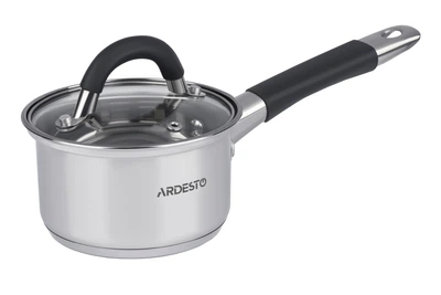 Ківш з нержавіючої стали з кришкою 0,8 L Ardesto Gemini AR1908SS