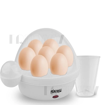 Яйцеварка электрическая с автоматическим отключением (прибор для варки яиц) DSP 350Вт Белая (KA5002)