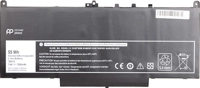 Аккумулятор PowerPlant для ноутбуков Dell Latitude E7270 (J60J5) 7.6V 7200mAh (NB441143)