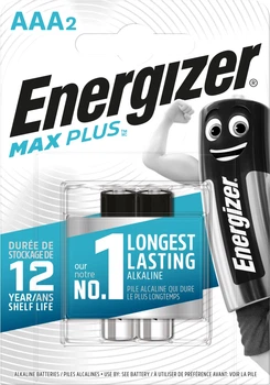 Батарейки Energizer AAA Max Plus 2 шт (E301321302)