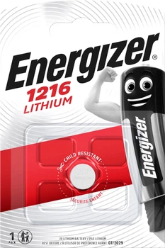 Батарейка Energizer CR1216 Lithium 1 шт (E300843603)