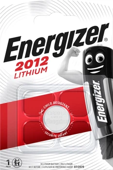 Батарейка Energizer CR2012 Lithium 1 шт. (E300844302)