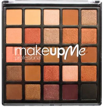 Палитра теней Make Up Me P25 матовых, шиммерных 25 оттенков 68 г (7107721739158/7107723867859)