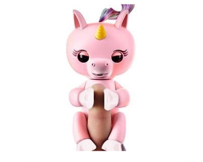 Интерактивный единорог FingerLings розовый
