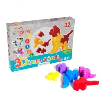 3D пазлы "Животные" (32 эл)