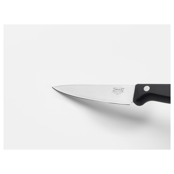 Кухонний ніж для овочів IKEA VARDAGEN 9 см Чорний (202.947.18)