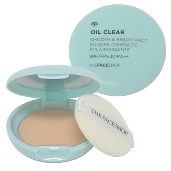 Пудра для обличчя The Face Shop Oil Clear Smooth&Bright Pact SPF30 PA++ V203 9 г (8806182517143)