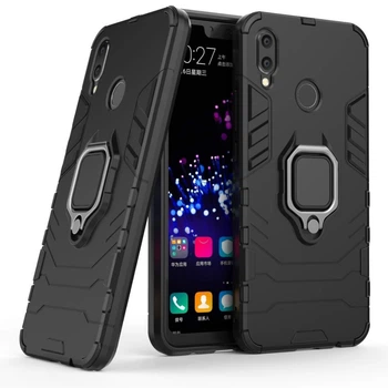 Чохол Iron Ring для Huawei P Smart Plus / Nova 3i / INE-LX1 броньований Бампер Броня Black