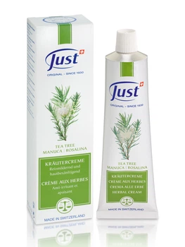 Фито-крем JUST антисептический против прыщей и воспаления c ЧАЙНЫМ ДЕРЕВОМ/TEA TREE/ROSALINA 60 мл (8513)