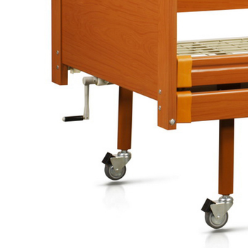 Кровать деревянная функциональная двухсекционная