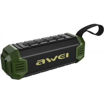 Портативная акустика AWEI Y280 Bluetooth Speaker-Power Bank Green