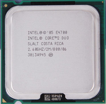 Процессор Intel Core 2 Duo E4700 2.60GHz/2M/800 (SLALT) s775, tray