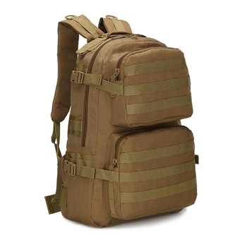 Тактичний штурмової військовий рюкзак 40 літрів Койот HunterArmor
