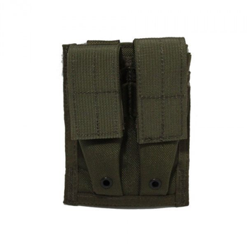 Подсумок Flyye Molle Double 9mm Mag Pouch Ranger Green (FY-PH-P003-RG)