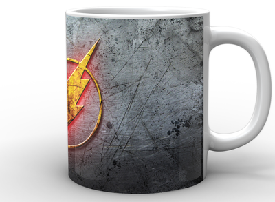 Чашка белая Флэш Flash серое лого FS.02.009