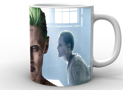 Кружка GeekLand белая Джокер Joker эпизод за столом JK.02.011