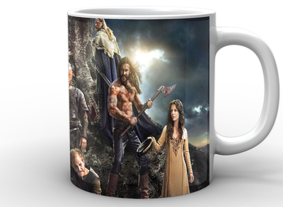 Кружка GeekLand біла Вікінги Vikings герої VK.02.002