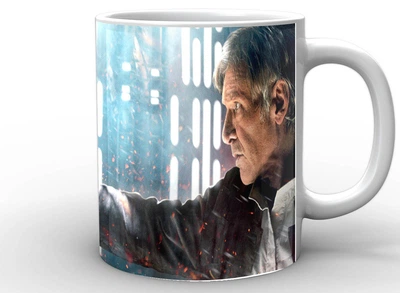 Кухоль біла Зоряні війни Star Wars Solo кераміка, білого кольору 330мл