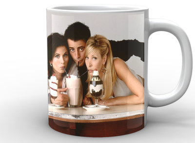 Кружка GeekLand белая Друзья Friends Friends постер FN.02.003.899