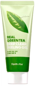 Глибоко очищувальний пілінг-гель для обличчя FarmStay Real Green Tea Deep Clear Peeling Gel 100 мл (8809426959389/8809809809801007)