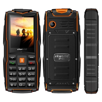 Мобильный телефон VKworld Stone V3 New Защищённый IP68 Orange (3 sim)