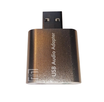 Звуковая карта Ewell USB C-Media 7.1 Channel, gold (EW123)