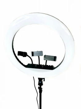 Кольцевая LED лампа RL-18, 45см, 3 крепления, пульт и сумка в комплекте