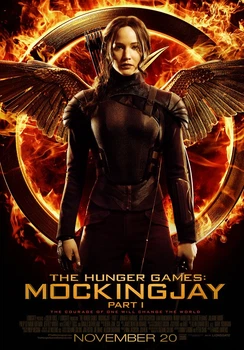 Постер "Hunger Games (Mockingjay Part 1 Katniss)" 61 x 91,5 см
