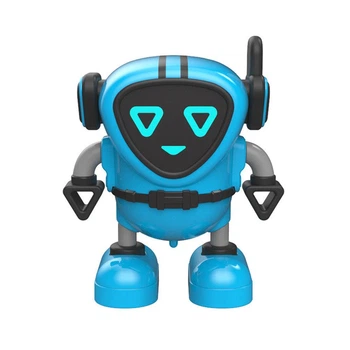 Инерционная игрушка микроробот, машинка, волчок JJRC R7 DouDou Inertia Gyro голубой (JJКС-R7B)
