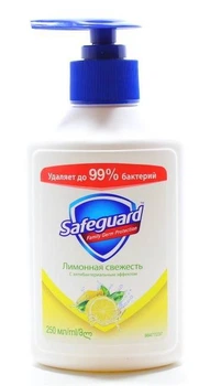 Антибактеріальне рідке мило Safeguard Лимонне, 225 мл