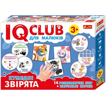 Учебные пазлы. Забавные зверьки. IQ-club для малышей (У) 13203008