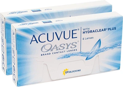 Контактні лінзи Acuvue Oasys with Hydraclear Plus BC=8.4 DIA=14.0 PWR=-3.25 12 лінз